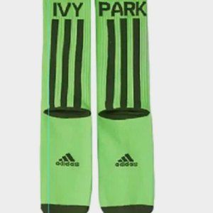 Adidas x Ivy Park Socks W/Logo  single pair  (Fits women Size 9 to11) NEW Unisex